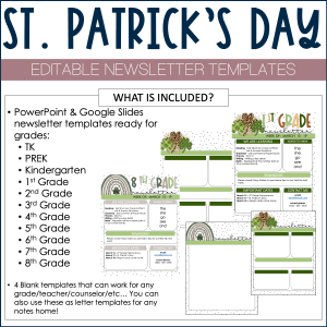 March Newsletter Template Example