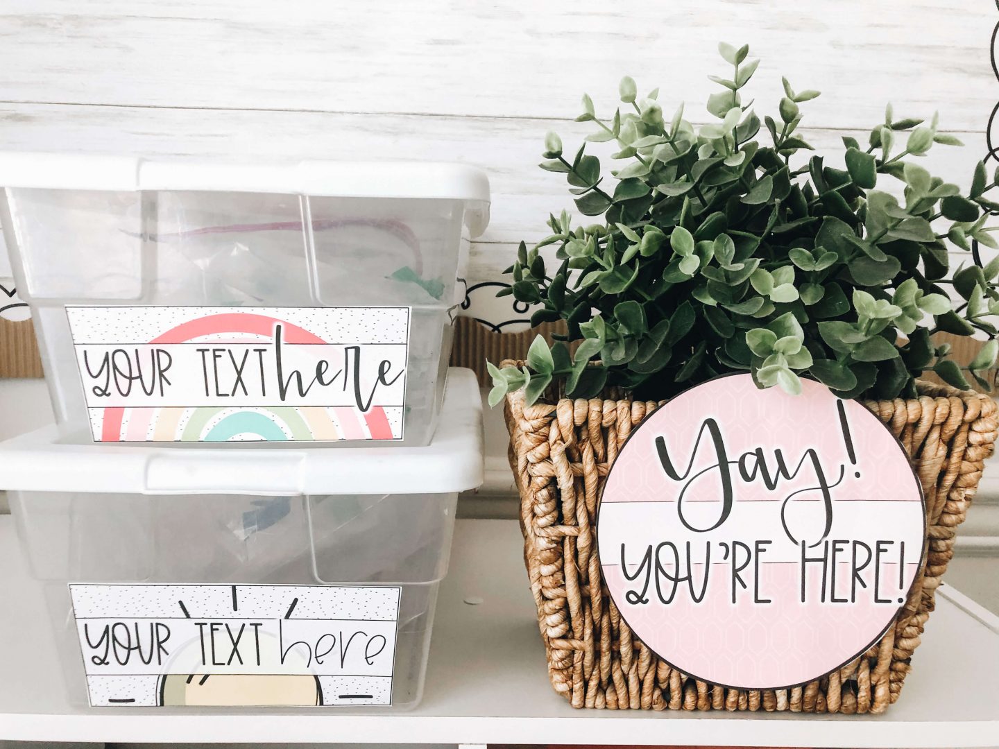 Rainbow classroom decor that motivates students.