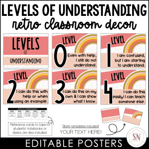 Levels of Understanding Posters