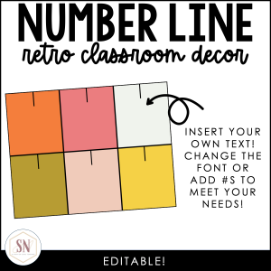 editable number line