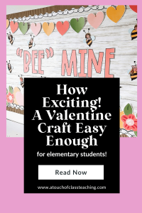 Valentine craft easy for kids in the classroom