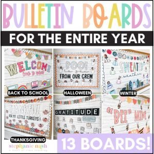 bulletin boards for all year cover