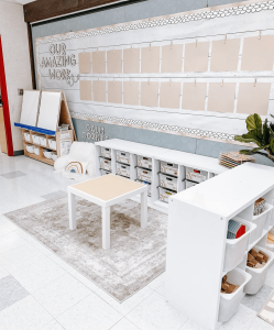 Classroom flexible seating - boho rainbow classroom decor options
