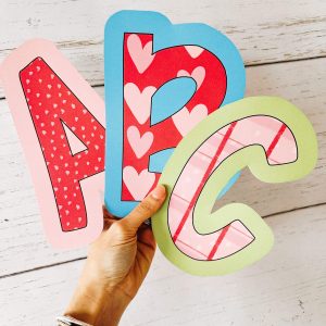 Cute February Bulletin Board Letters