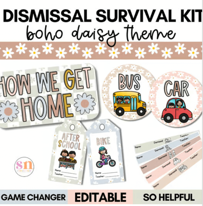 Classroom decoration ideas for preschool - dismissal