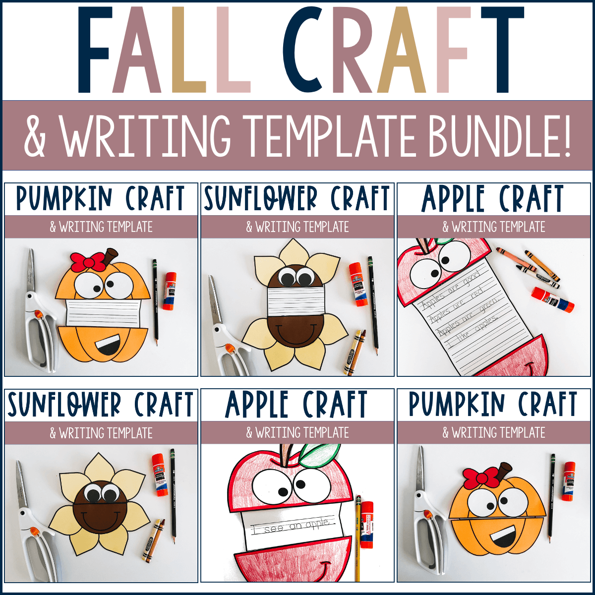 Children's books about the fall - fall crafts