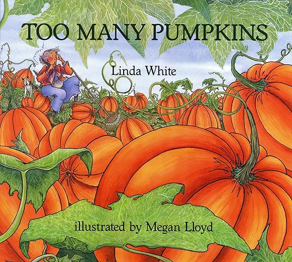 Children's books about the fall - too many pumpkins