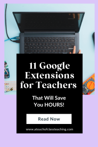 Google Extensions for teachers