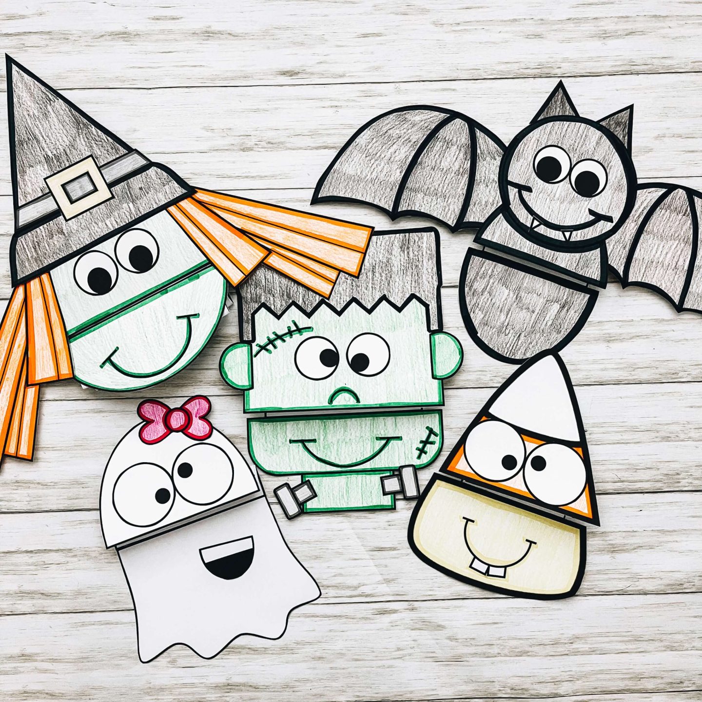 Fall activities for kindergarteners - halloween writing crafts