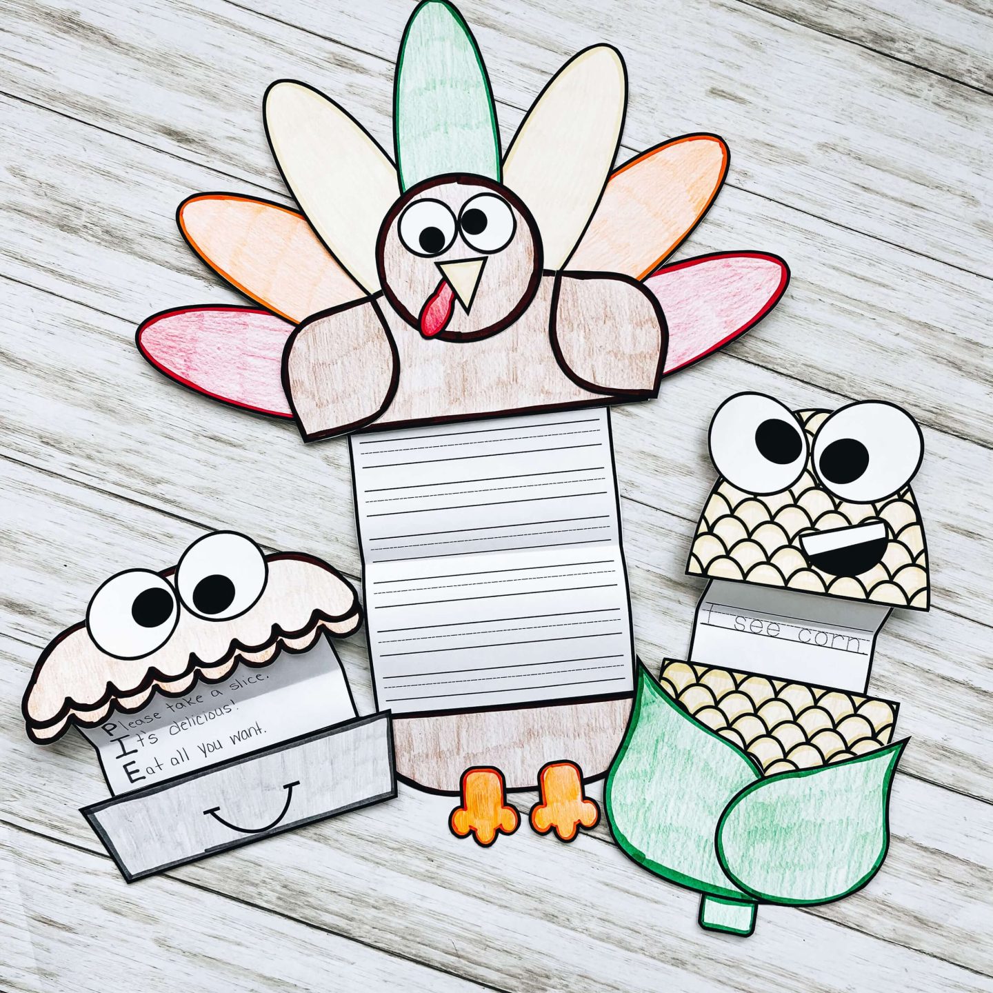 Fall activities for kindergarteners - thanksgiving crafts