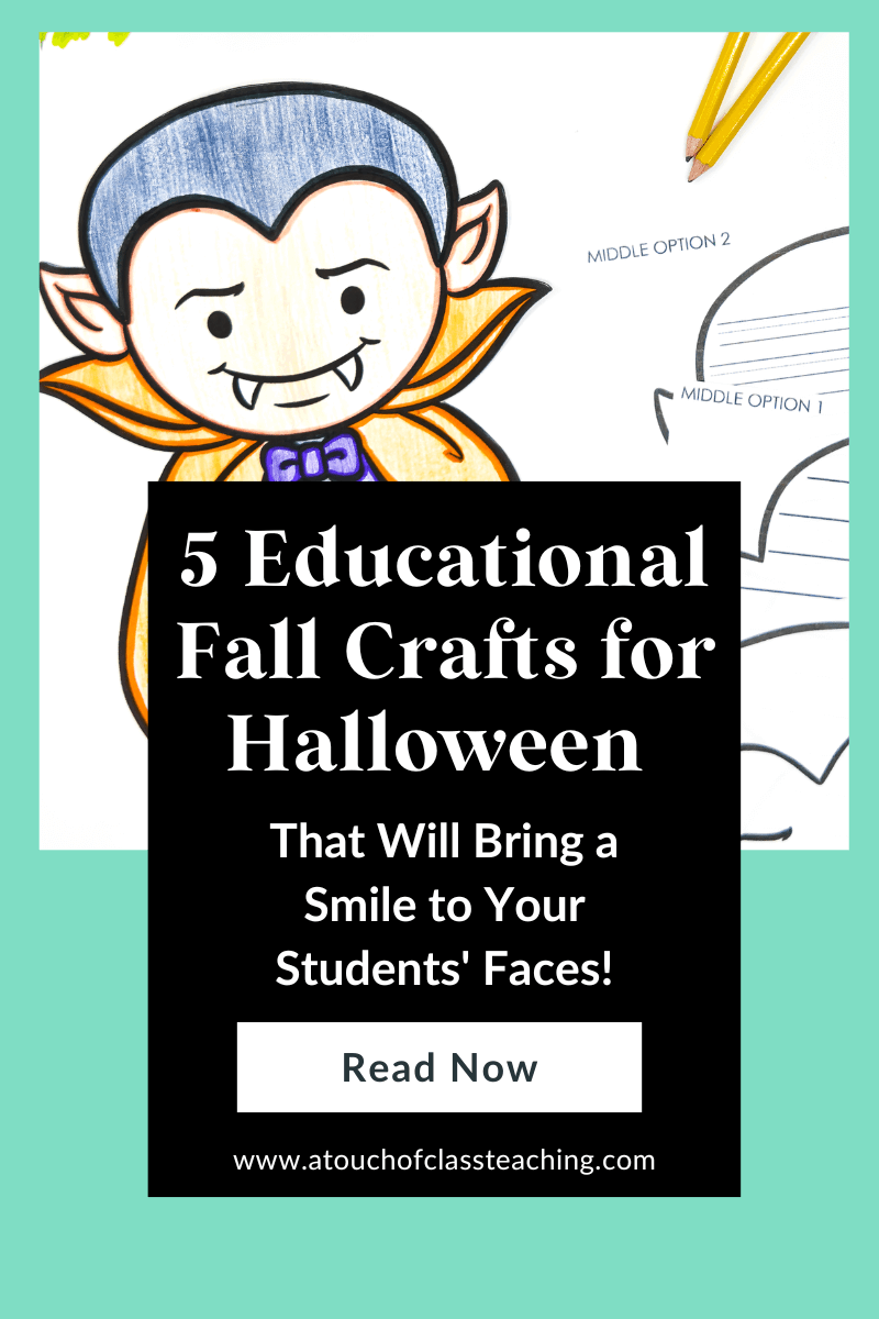 fall crafts - spider vampire haunted house skeleton