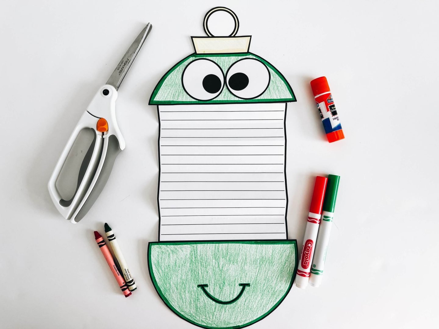 Kindergarten xmas crafts - ornament