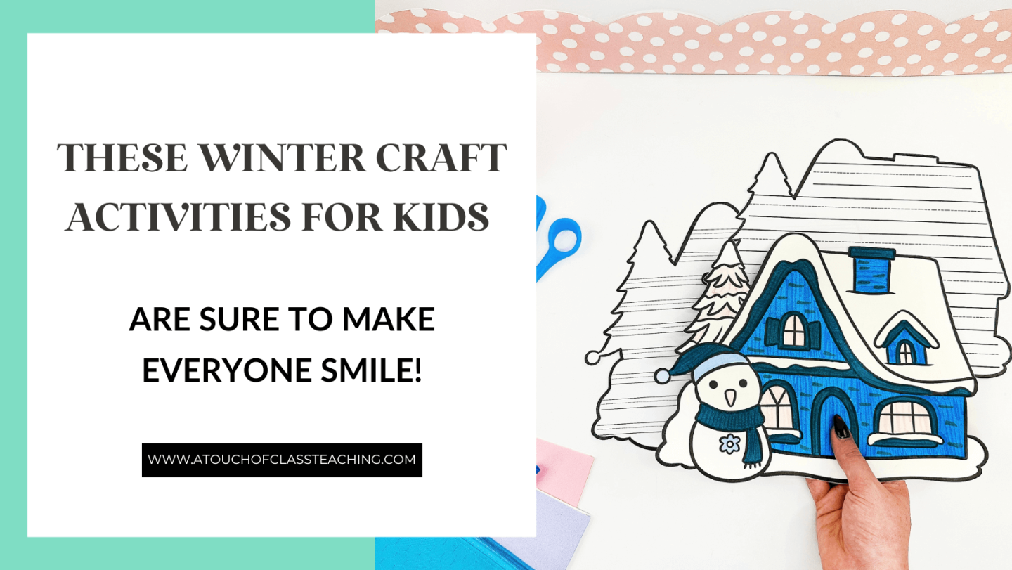 winter craft activities for kids header