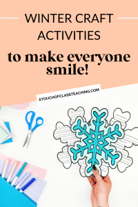 winter craft activities for kids pin