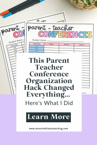 parent teacher conference tips