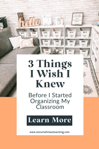 classroom organization tips for spring cleaning
