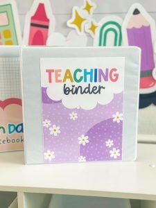 classroom setup inspiration binders