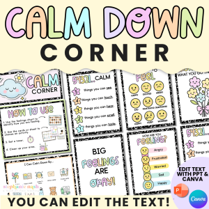 flexible seating classroom - calm down corner