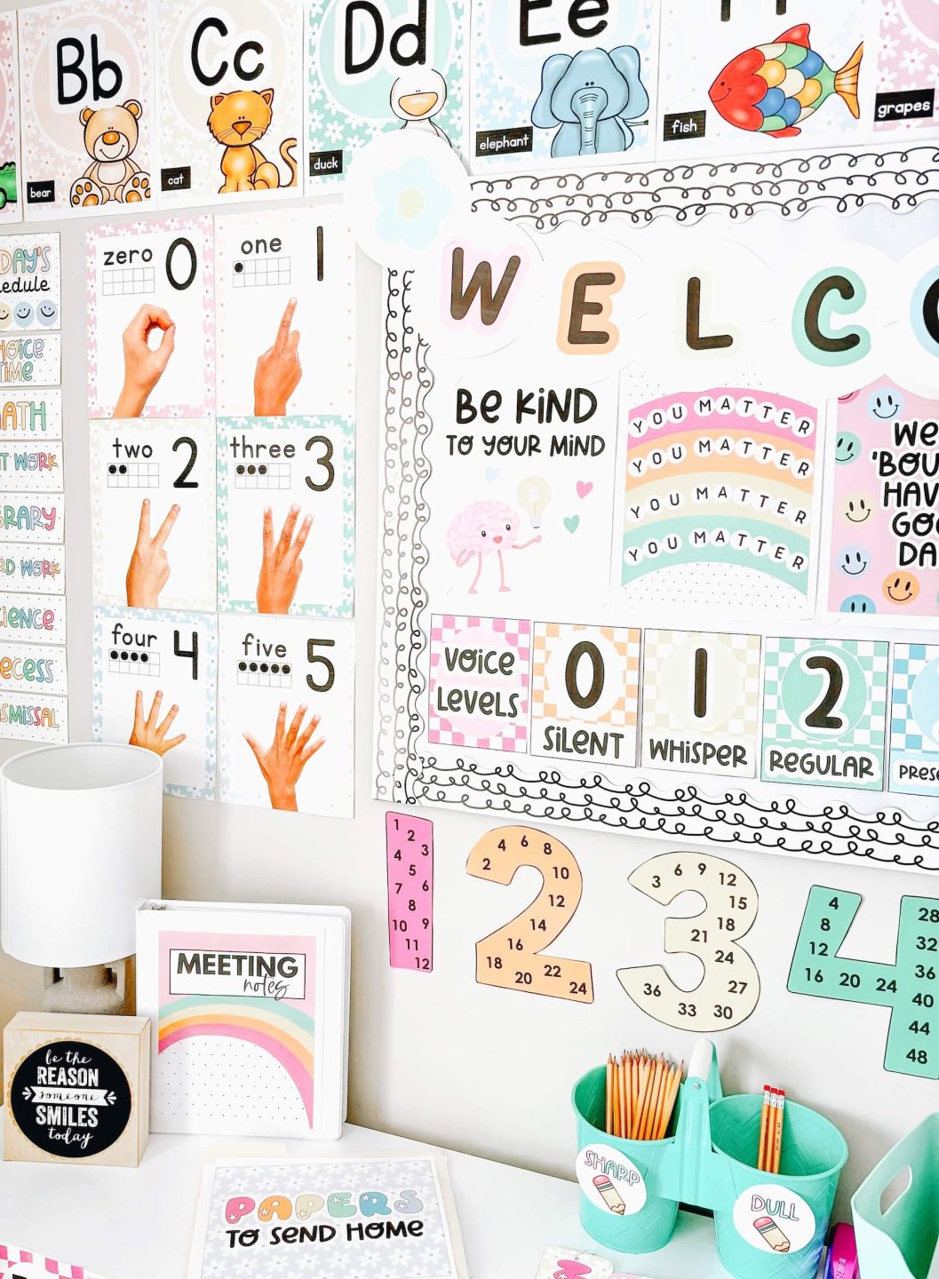 themed classroom decor - classroom theme ideas - happy brights