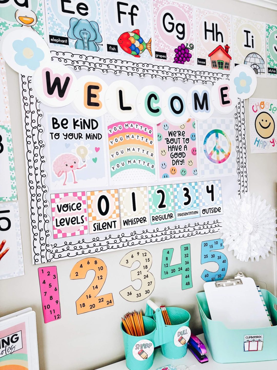 themed classroom decor - classroom theme ideas - happy brights