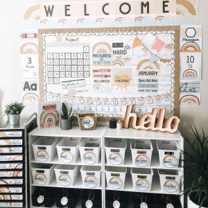 classroom decor ideas - neutral set