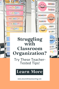classroom organization tips all teachers need