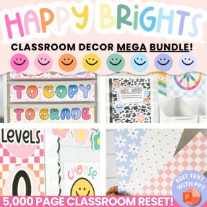 Happy Brights Classroom Decor