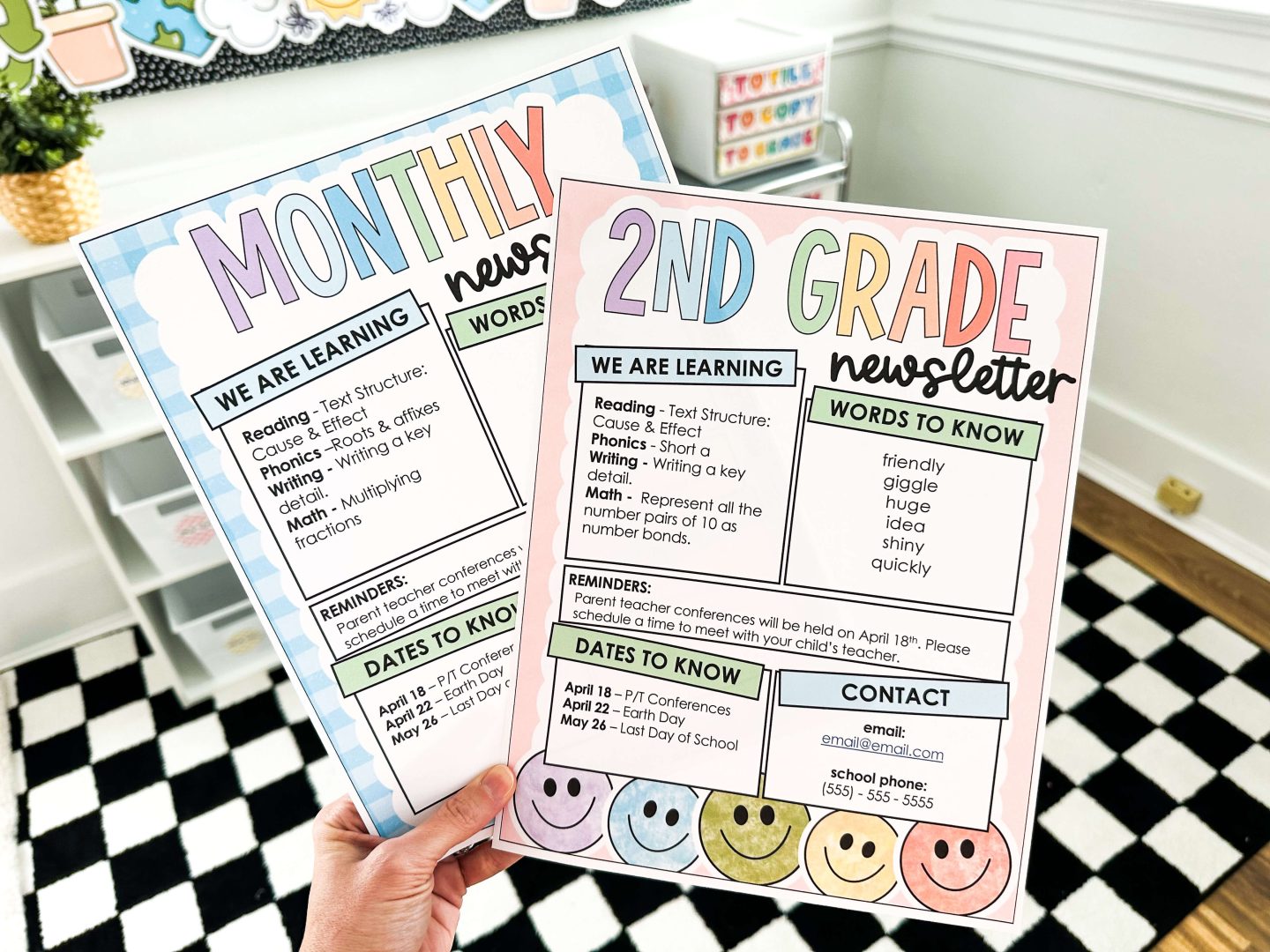 teachers newsletters - use for all grade levels
