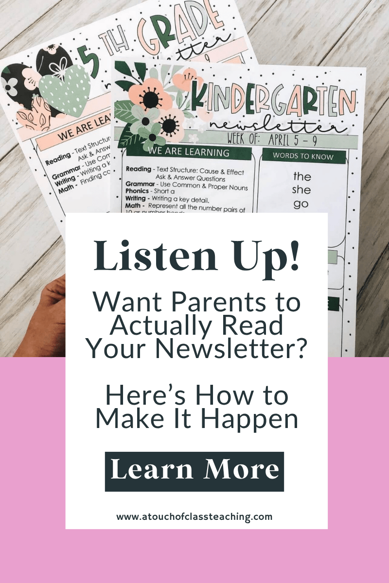 teacher newsletters you'll want to use every year