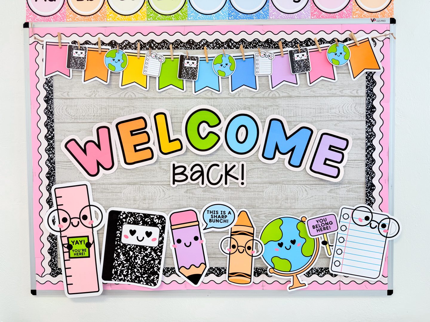 composition brights bulletin board
